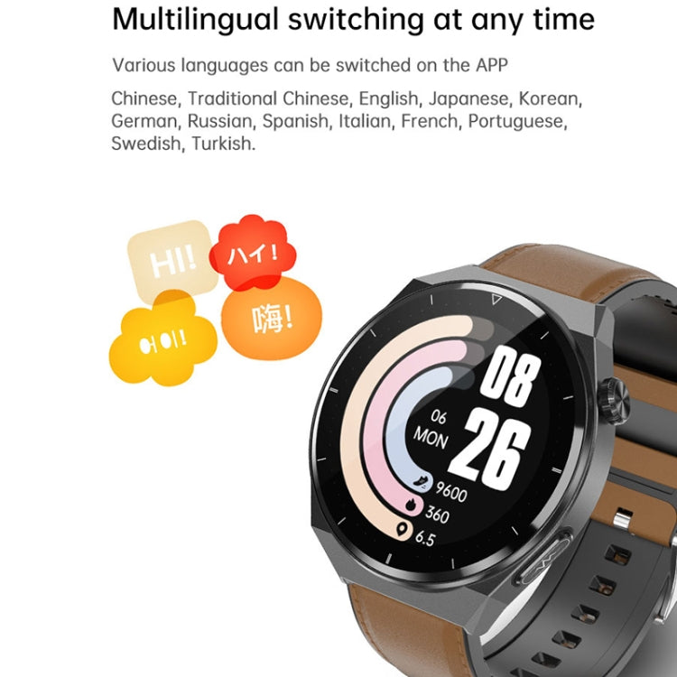 TK20 1.39 inch IP68 Waterproof Silicone Band Smart Watch Supports ECG / Remote Families Care / Body Temperature Monitoring(Black) - Smart Watches by PMC TechLife | Online Shopping South Africa | PMC TechLife