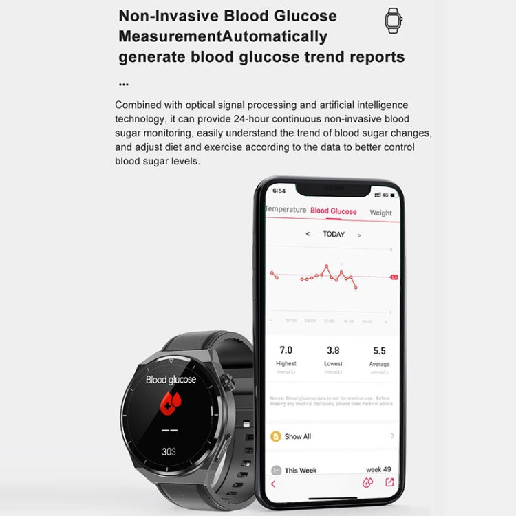 TK20 1.39 inch IP68 Waterproof Silicone Band Smart Watch Supports ECG / Remote Families Care / Body Temperature Monitoring(Red) - Smart Watches by PMC TechLife | Online Shopping South Africa | PMC TechLife