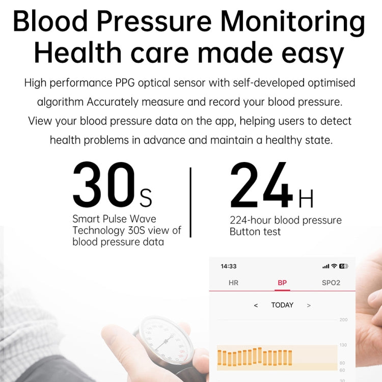 TK22 1.39 inch IP67 Waterproof Leather Band Smart Watch Supports ECG / Non-invasive Blood Sugar(Black) - Smart Watches by PMC TechLife | Online Shopping South Africa | PMC TechLife