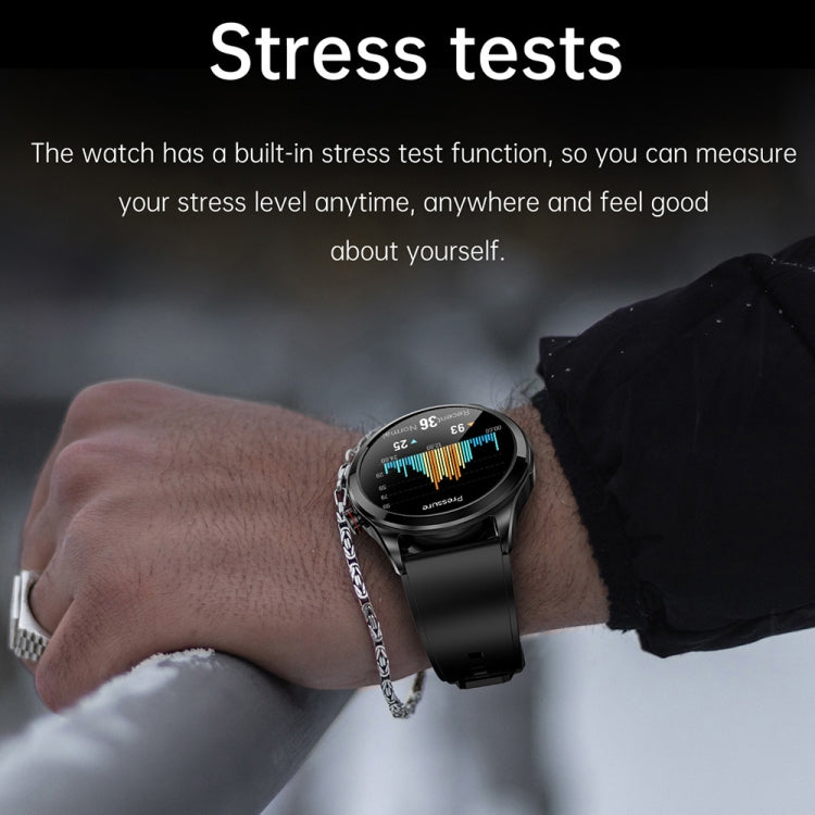TK22 1.39 inch IP67 Waterproof Silicone Band Smart Watch Supports ECG / Non-invasive Blood Sugar(Blue) - Smart Watches by PMC TechLife | Online Shopping South Africa | PMC TechLife