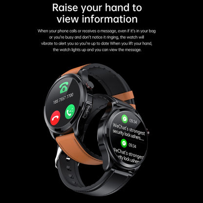 TK22 1.39 inch IP67 Waterproof Silicone Band Smart Watch Supports ECG / Non-invasive Blood Sugar(Black) - Smart Watches by PMC Jewellery | Online Shopping South Africa | PMC Jewellery