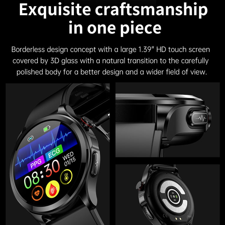 TK22 1.39 inch IP67 Waterproof Silicone Band Smart Watch Supports ECG / Non-invasive Blood Sugar(Blue) - Smart Watches by PMC TechLife | Online Shopping South Africa | PMC TechLife
