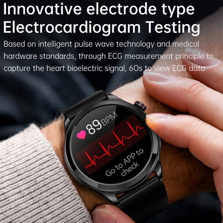 TK22 1.39 inch IP67 Waterproof Silicone Band Smart Watch Supports ECG / Non-invasive Blood Sugar(Red) - Smart Watches by PMC TechLife | Online Shopping South Africa | PMC TechLife