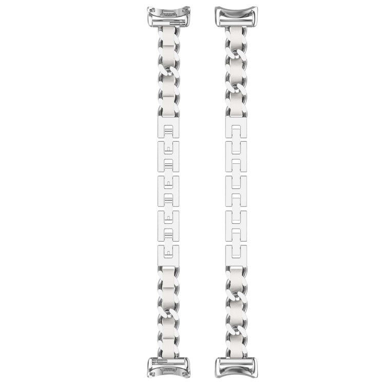 For Xiaomi Mi Band 8 Bracelet Replacement Watch Band(Silver) - Watch Bands by PMC Jewellery | Online Shopping South Africa | PMC Jewellery