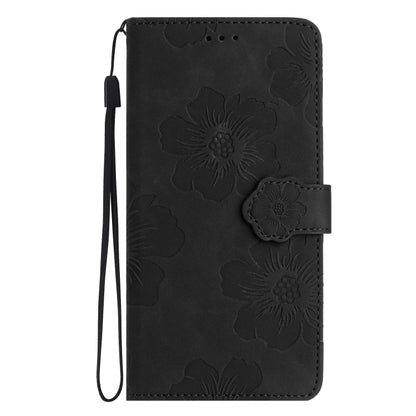 For Xiaomi 11T / 11T Pro Flower Embossing Pattern Leather Phone Case(Black) - Xiaomi Cases by PMC Jewellery | Online Shopping South Africa | PMC Jewellery