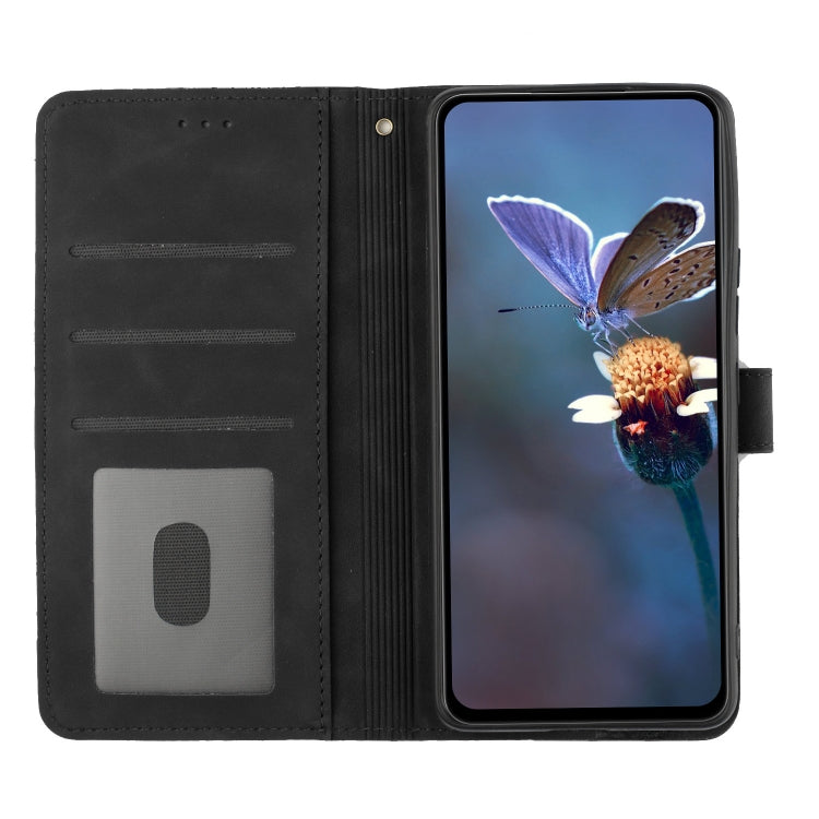 For Xiaomi 13 Flower Embossing Pattern Leather Phone Case(Black) - 13 Cases by PMC Jewellery | Online Shopping South Africa | PMC Jewellery