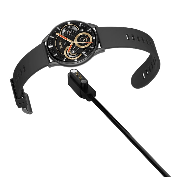For Kieslect Smart Watch K10 / K11 Smart Watch Magnetic Charging Cable, ������:1m(Black) - Charger by PMC TechLife | Online Shopping South Africa | PMC TechLife