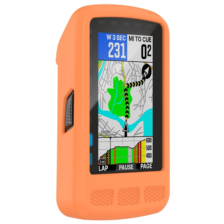 For Wahoo Elemnt Roam WFCC4 Stopwatch Silicone Protective Case(Orange) - Watch Case by PMC Jewellery | Online Shopping South Africa | PMC Jewellery