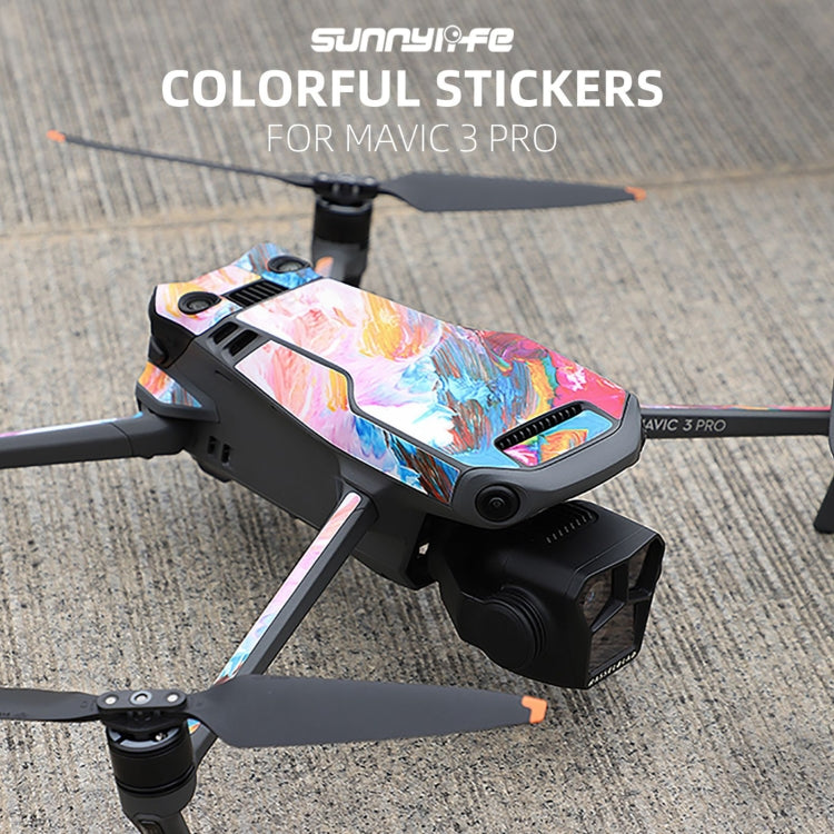 For DJI Mavic 3 Pro / RC Pro Sunnylife Drone Body Remote Control Decorative Stickers Set(Pink Cloud) - Stickers by Sunnylife | Online Shopping South Africa | PMC TechLife | Buy Now Pay Later Mobicred