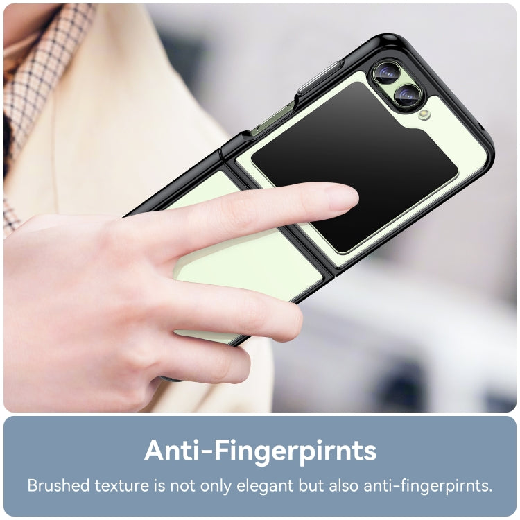 For Samsung Galaxy Z Flip5 Colorful Series Acrylic + TPU Phone Case(Black) - free shipping - PMC TechLife - Order now!