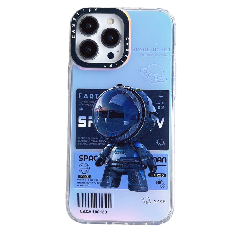 For iPhone 13 Pro Max Astronaut Pattern Shockproof PC Protective Phone Case(Black) - free shipping - PMC TechLife - Order now!