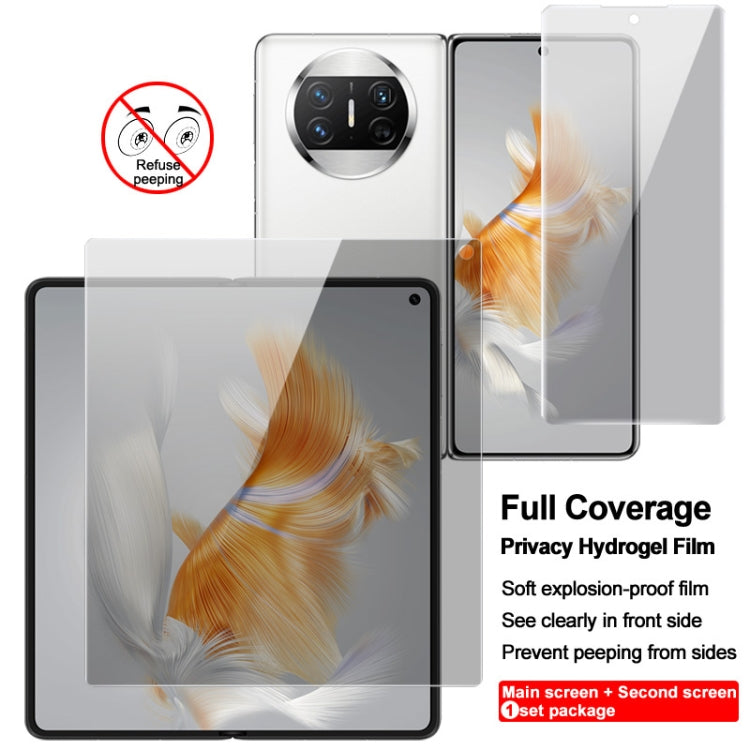 For Huawei Mate X3 1 Sets imak Anti-spy Curved Full Screen Hydrogel Film (Outer Screen + Inner Screen) - Huawei Tempered Glass by imak | Online Shopping South Africa | PMC Jewellery