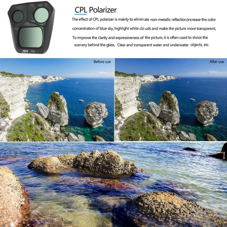 For DJI Mavic 3 Pro JSR GB CPL Lens Filter - Lens Filter by JSR | Online Shopping South Africa | PMC TechLife | Buy Now Pay Later Mobicred