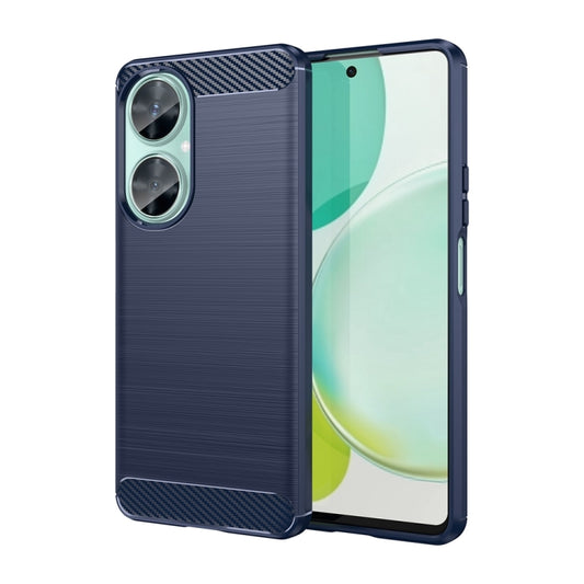 For Huawei Enjoy 60 Pro Brushed Texture Carbon Fiber TPU Phone Case(Blue) - Huawei Cases by PMC Jewellery | Online Shopping South Africa | PMC Jewellery