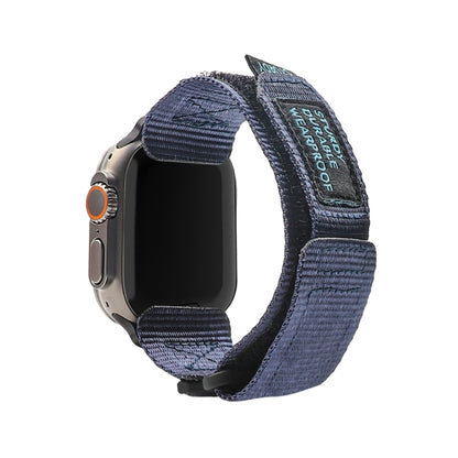 Nylon Two Section Watch Band For Apple Watch Ultra 49mm(Blue) - Watch Bands by PMC Jewellery | Online Shopping South Africa | PMC Jewellery