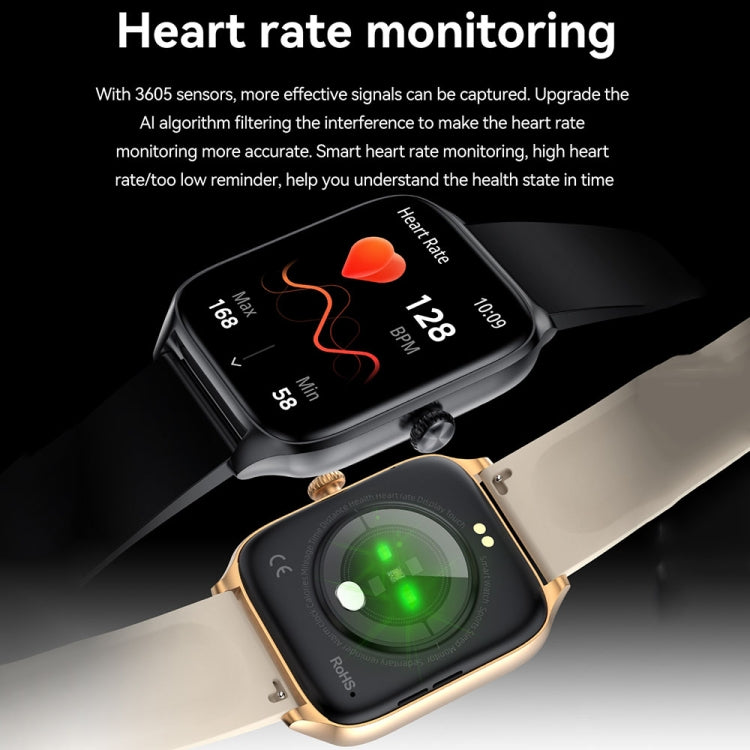 T19 Pro 1.96 inch IP67 Waterproof Silicone Band Smart Watch, Supports Dual-mode Bluetooth Call / Heart Rate Monitoring(Pink) - Smart Watches by PMC TechLife | Online Shopping South Africa | PMC TechLife