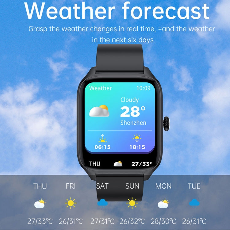 T19 Pro 1.96 inch IP67 Waterproof Silicone Band Smart Watch, Supports Dual-mode Bluetooth Call / Heart Rate Monitoring(Blue) - Smart Watches by PMC TechLife | Online Shopping South Africa | PMC TechLife