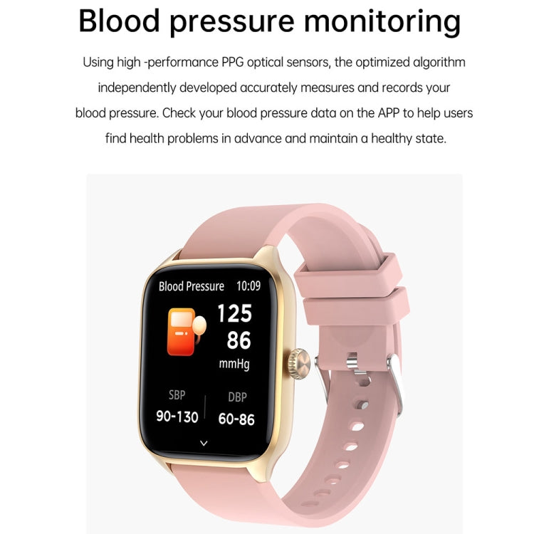 T19 Pro 1.96 inch IP67 Waterproof Silicone Band Smart Watch, Supports Dual-mode Bluetooth Call / Heart Rate Monitoring(Gold) - Smart Watches by PMC TechLife | Online Shopping South Africa | PMC TechLife