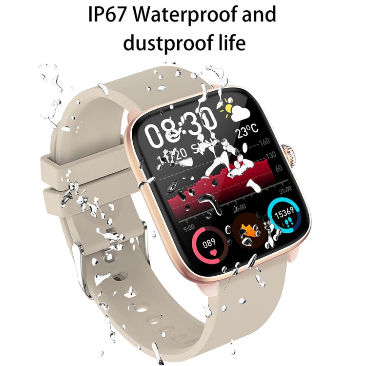T20 1.96 inch IP67 Waterproof Silicone Band Smart Watch, Supports Dual-mode Bluetooth Call / Heart Rate Monitoring(Black) - Smart Watches by PMC TechLife | Online Shopping South Africa | PMC TechLife