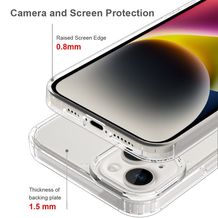 For iPhone 15 Plus Scratchproof Acrylic TPU Phone Case(Black) - free shipping - PMC TechLife - Order now!