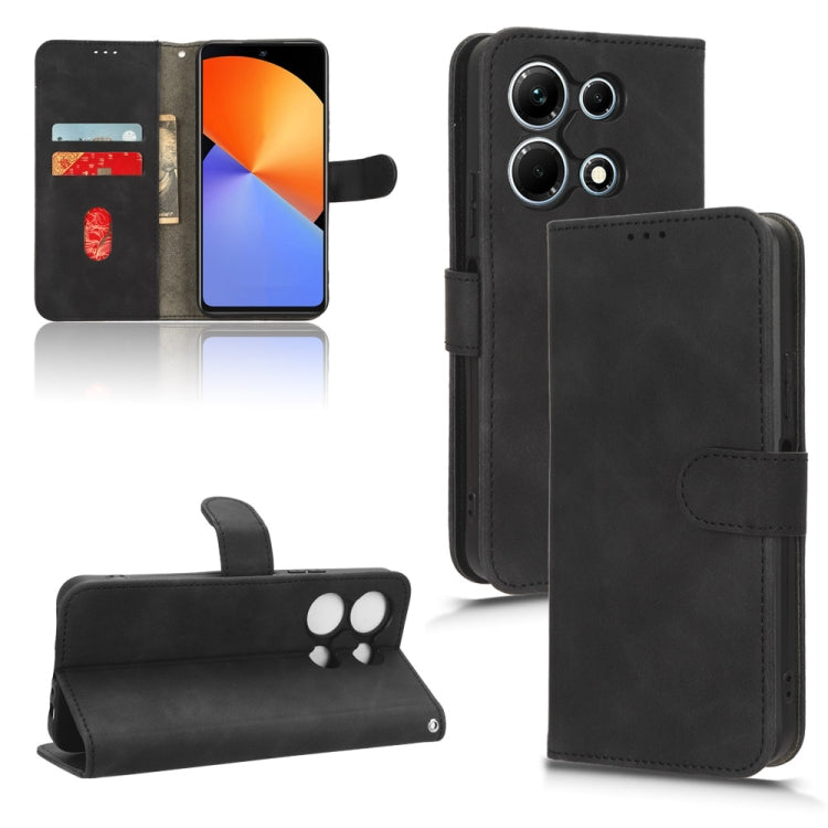 For Infinix Note 30 Skin Feel Magnetic Flip Leather Phone Case(Black) - Infinix Cases by PMC Jewellery | Online Shopping South Africa | PMC Jewellery