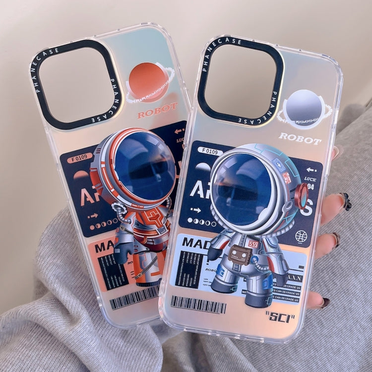 For iPhone 13 Mechanical Astronaut Pattern TPU Phone Case(Blue) - free shipping - PMC TechLife - Order now!