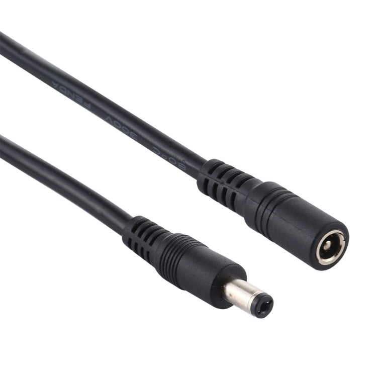 8A 5.5 x 2.1mm Female to Male DC Power Extension Cable(Black) - free shipping - PMC TechLife - Order now!