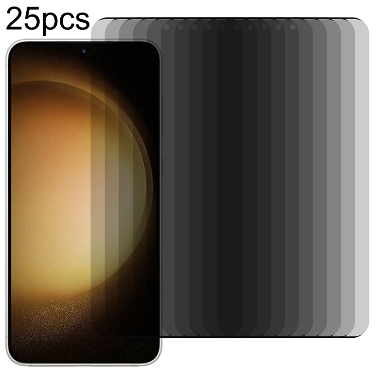 For Samsung Galaxy S23+ 5G 25pcs Ultrathin 3D Curved Edge Privacy Tempered Glass Film, Support Unlock - free shipping - PMC TechLife - Order now!