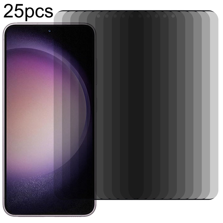 For Samsung Galaxy S23 5G 25pcs Ultrathin 3D Curved Edge Privacy Tempered Glass Film, Support Unlock - free shipping - PMC TechLife - Order now!