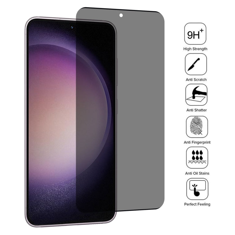 For Samsung Galaxy S23 5G 25pcs Ultrathin 3D Curved Edge Privacy Tempered Glass Film, Support Unlock - free shipping - PMC TechLife - Order now!
