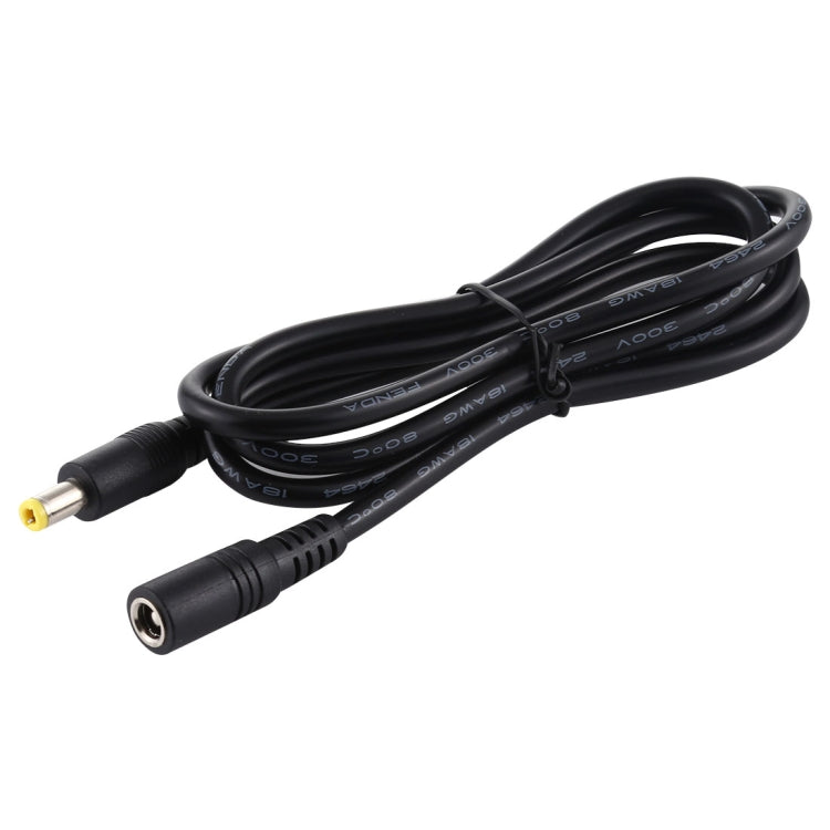 8A 5.5 x 2.5mm Female to Male DC Power Extension Cable, Cable Length:3m(Black) - Universal Power Adapter by PMC TechLife | Online Shopping South Africa | PMC TechLife
