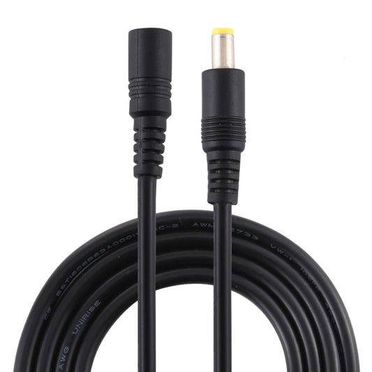 8A 5.5 x 2.5mm Female to Male DC Power Extension Cable, Cable Length:5m(Black) - Universal Power Adapter by PMC Jewellery | Online Shopping South Africa | PMC Jewellery