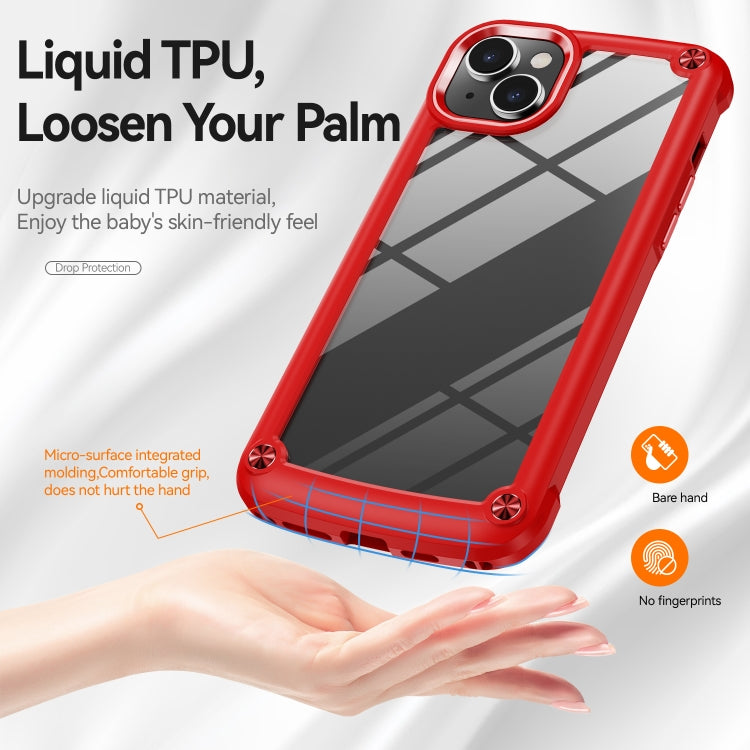 For iPhone 15 Plus TPU + PC Lens Protection Phone Case(Red) - free shipping - PMC TechLife - Order now!