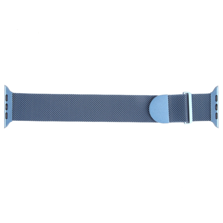 For Apple Watch Ultra 49mm Milanese Metal Magnetic Watch Band(Blue) - Watch Bands by PMC Jewellery | Online Shopping South Africa | PMC Jewellery