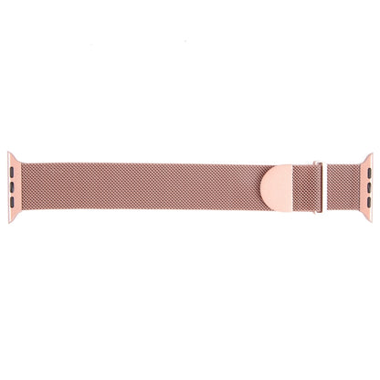 For Apple Watch Ultra 49mm Milanese Metal Magnetic Watch Band(Pink) - Watch Bands by PMC Jewellery | Online Shopping South Africa | PMC Jewellery