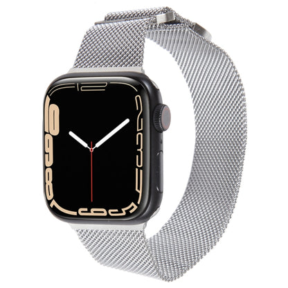 For Apple Watch SE 2022 40mm Milanese Metal Magnetic Watch Band(Silver) - Watch Bands by PMC Jewellery | Online Shopping South Africa | PMC Jewellery