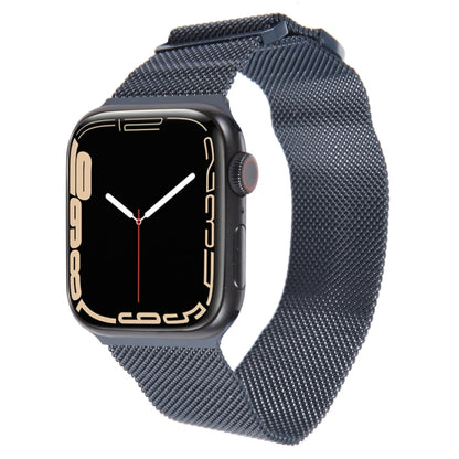 For Apple Watch SE 2022 40mm Milanese Metal Magnetic Watch Band(Midnight Blue) - Watch Bands by PMC Jewellery | Online Shopping South Africa | PMC Jewellery