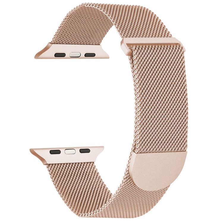 For Apple Watch SE 2022 40mm Milanese Metal Magnetic Watch Band(Retro Gold) - Watch Bands by PMC Jewellery | Online Shopping South Africa | PMC Jewellery