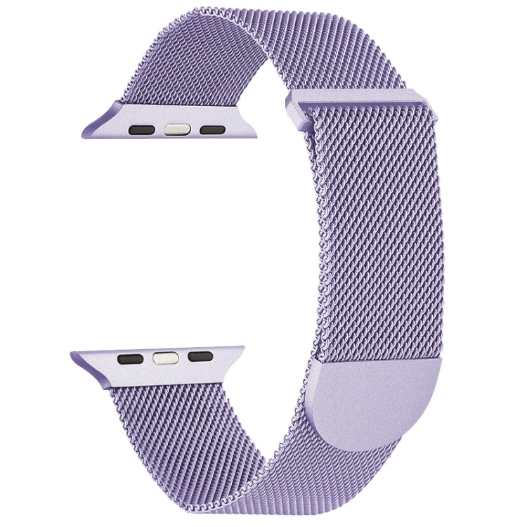 For Apple Watch SE 2022 40mm Milanese Metal Magnetic Watch Band(Lavender Purple) - Watch Bands by PMC Jewellery | Online Shopping South Africa | PMC Jewellery