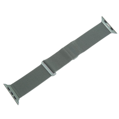 For Apple Watch SE 2022 40mm Milanese Metal Magnetic Watch Band(Pine Green) - Watch Bands by PMC Jewellery | Online Shopping South Africa | PMC Jewellery