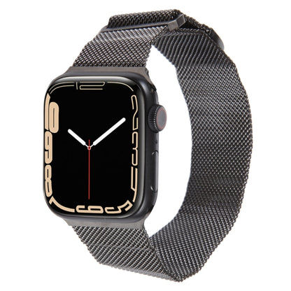 For Apple Watch 7 41mm Milanese Metal Magnetic Watch Band(Gunmetal) - Watch Bands by PMC Jewellery | Online Shopping South Africa | PMC Jewellery