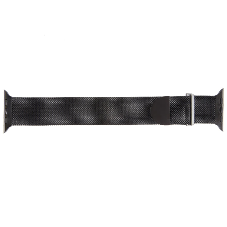 For Apple Watch 7 41mm Milanese Metal Magnetic Watch Band(Black) - Watch Bands by PMC TechLife | Online Shopping South Africa | PMC TechLife