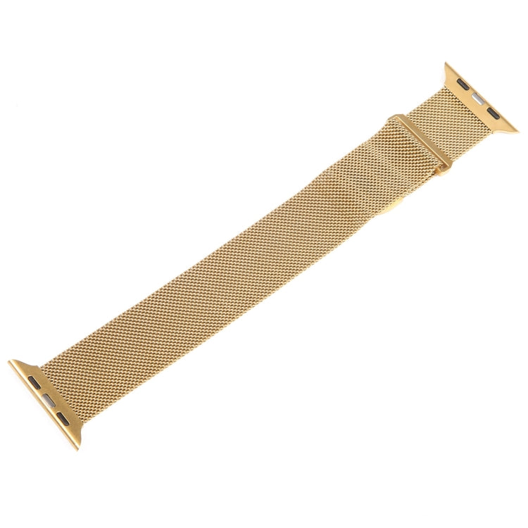 For Apple Watch SE 40mm Milanese Metal Magnetic Watch Band(Gold) - Watch Bands by PMC Jewellery | Online Shopping South Africa | PMC Jewellery