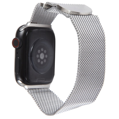 For Apple Watch SE 44mm Milanese Metal Magnetic Watch Band(Silver) - Watch Bands by PMC Jewellery | Online Shopping South Africa | PMC Jewellery