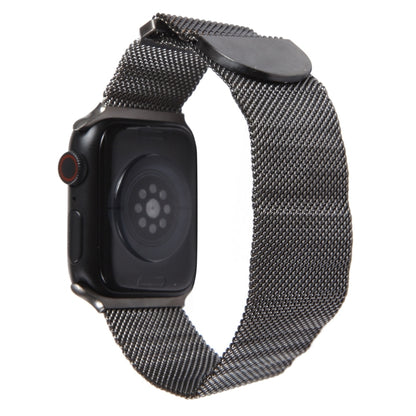 For Apple Watch 6 44mm Milanese Metal Magnetic Watch Band(Gunmetal) - Watch Bands by PMC Jewellery | Online Shopping South Africa | PMC Jewellery