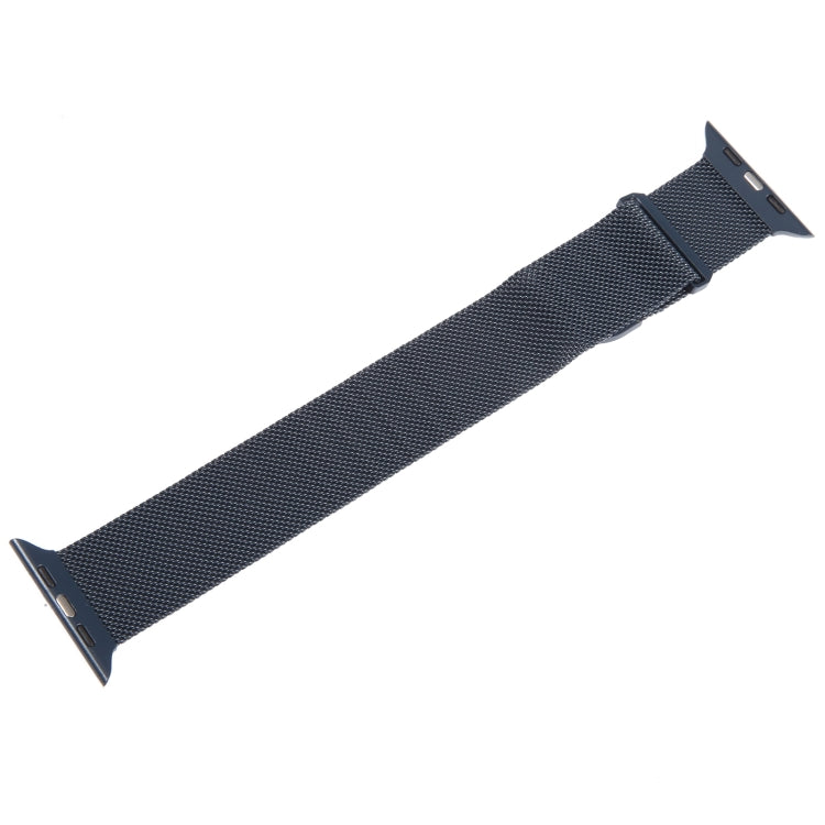 For Apple Watch 5 40mm Milanese Metal Magnetic Watch Band(Midnight Blue) - Watch Bands by PMC TechLife | Online Shopping South Africa | PMC TechLife