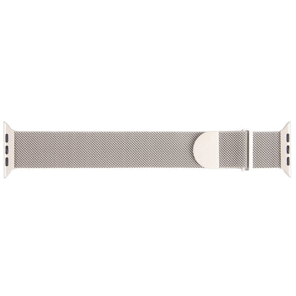 For Apple Watch 5 40mm Milanese Metal Magnetic Watch Band(Starlight) - Watch Bands by PMC Jewellery | Online Shopping South Africa | PMC Jewellery