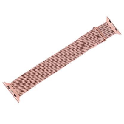 For Apple Watch 5 40mm Milanese Metal Magnetic Watch Band(Pink) - Watch Bands by PMC Jewellery | Online Shopping South Africa | PMC Jewellery