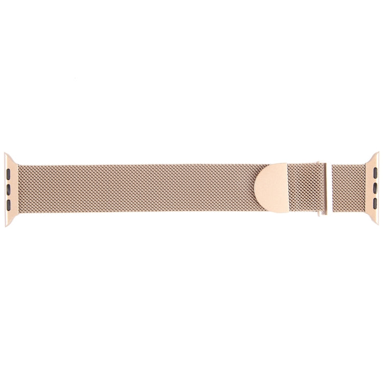 For Apple Watch 4 40mm Milanese Metal Magnetic Watch Band(Retro Gold) - Watch Bands by PMC Jewellery | Online Shopping South Africa | PMC Jewellery