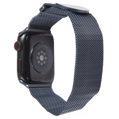 For Apple Watch 3 42mm Milanese Metal Magnetic Watch Band(Midnight Blue) - Watch Bands by PMC Jewellery | Online Shopping South Africa | PMC Jewellery